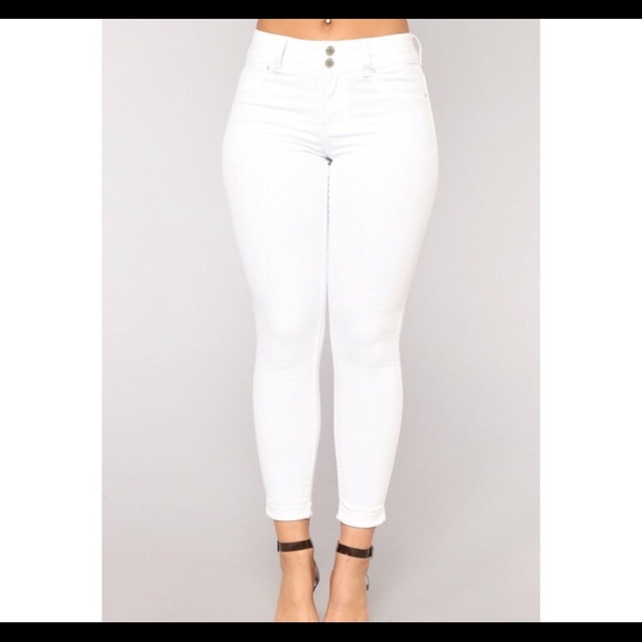 ymi white jeans